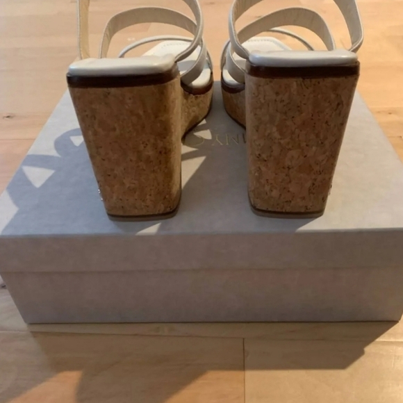 USED Like New Jimmy Choo Women's White Strappy Sandals - Picture 3 of 8